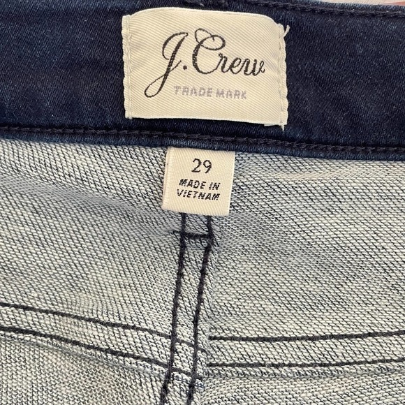 J. Crew High Rise Jeggings 29 Dark Rinse Wash Jeans Denim - Picture 4 of 5